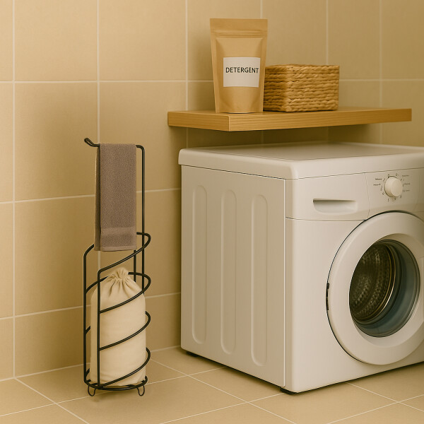 Soporte Papel Higienico De Pie Negro Mate Porta Rollo Baño PRP002 Soporte Papel Higienico De Pie Negro Mate Porta Rollo Baño PRP002