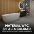 Pack x20 Wpc Simil Madera Wall Panel Lambrin 2.90x16.7 Color Marrón Madera 1