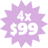 4x$99