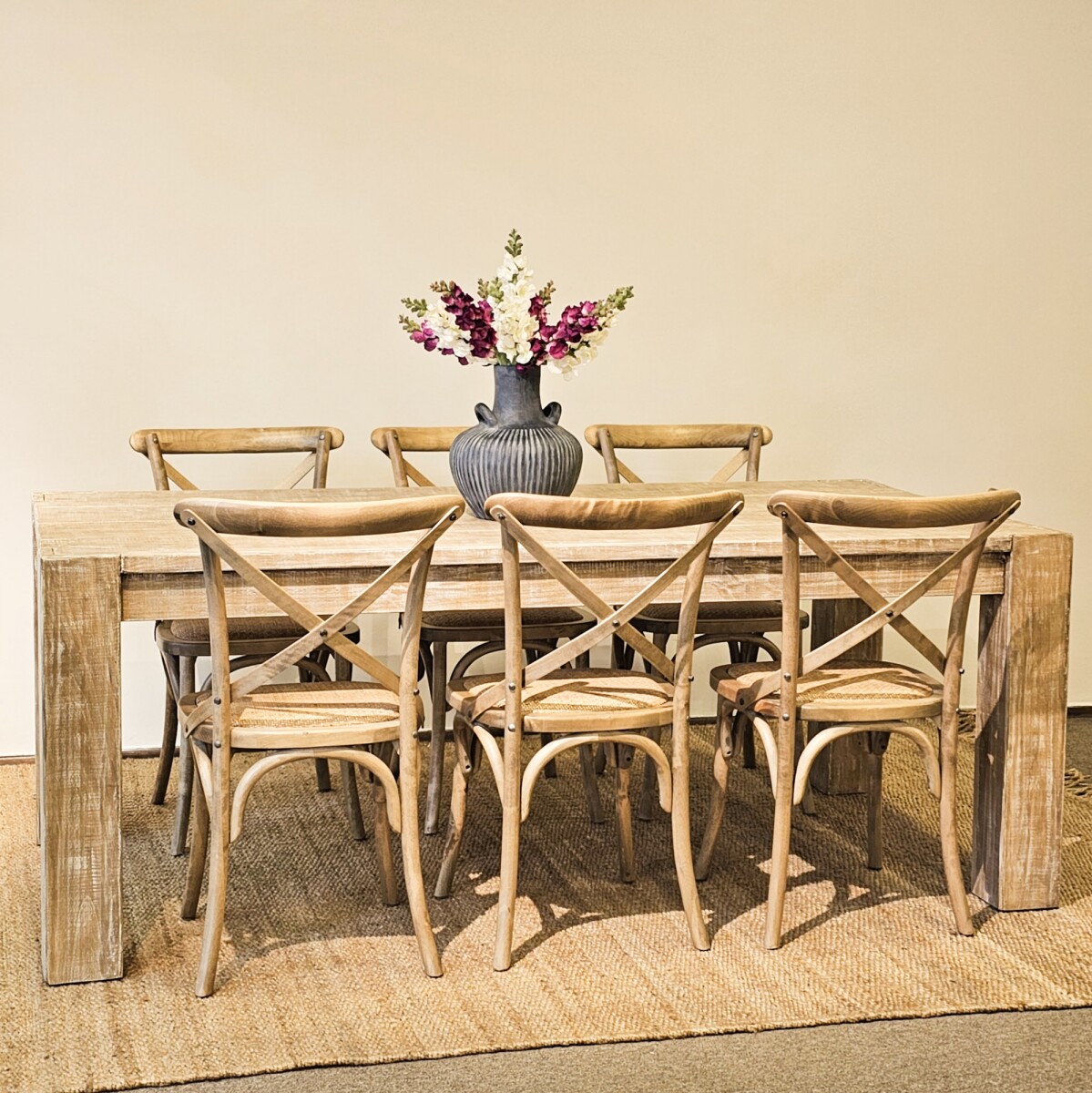 Mesa de comedor Toscana, 200x100x77h (Sin stock, consultar) 