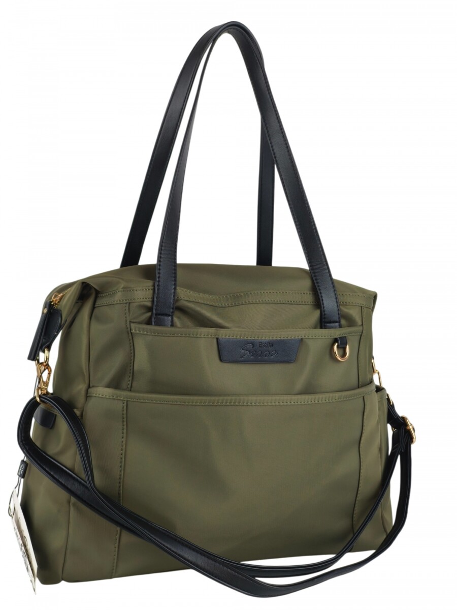 Cartera bolso grande - Verde 