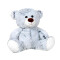Oso De Peluche Con Corazón Gris