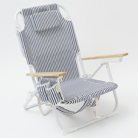 Silla Reposera de playa mochila Coastal Blue
