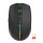 Mouse Inalámbrico Meetion R600 USB Batería Recargable NEGRO