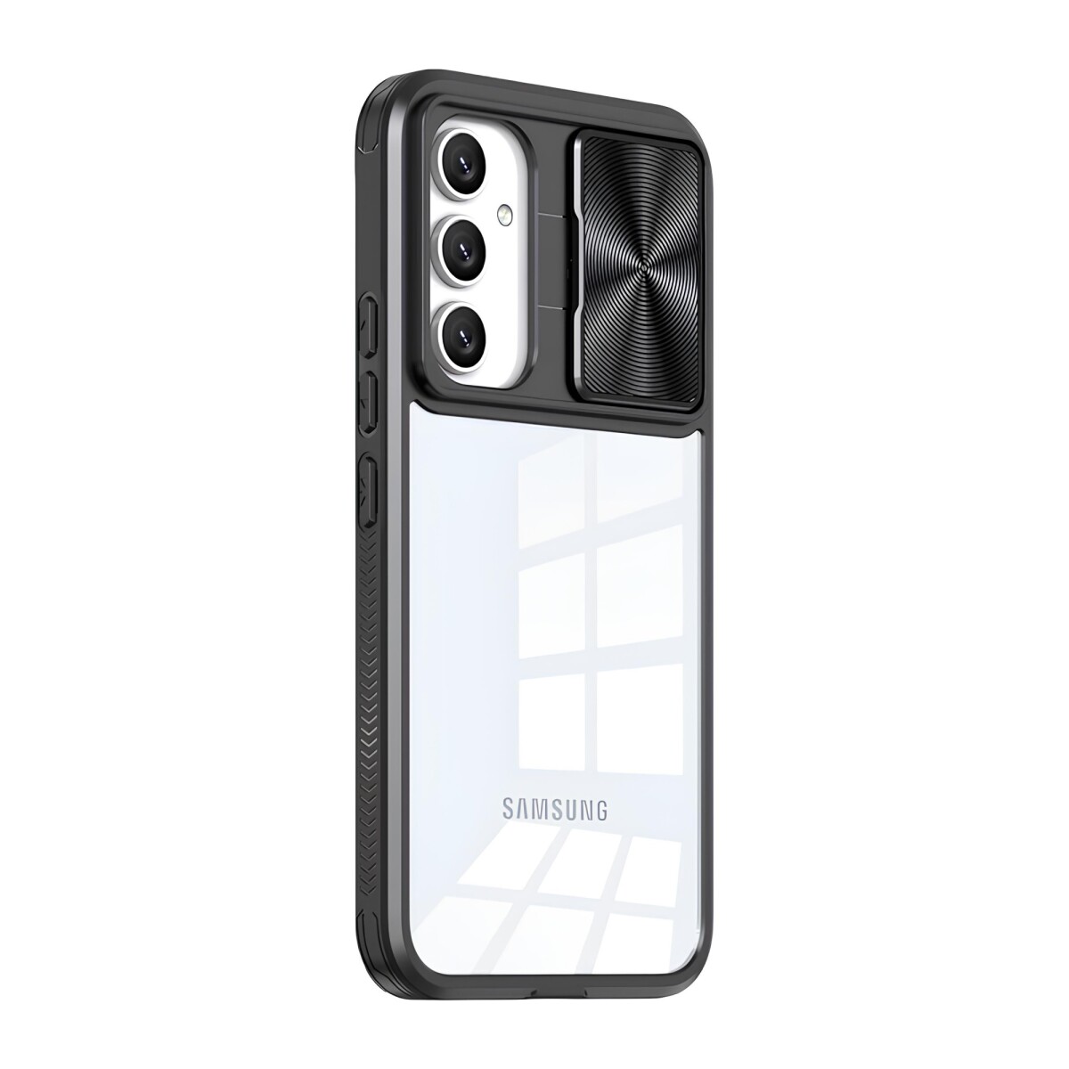 Protector Case con Protector de Cámara Slide para Samsung Galaxy A15 - Black 