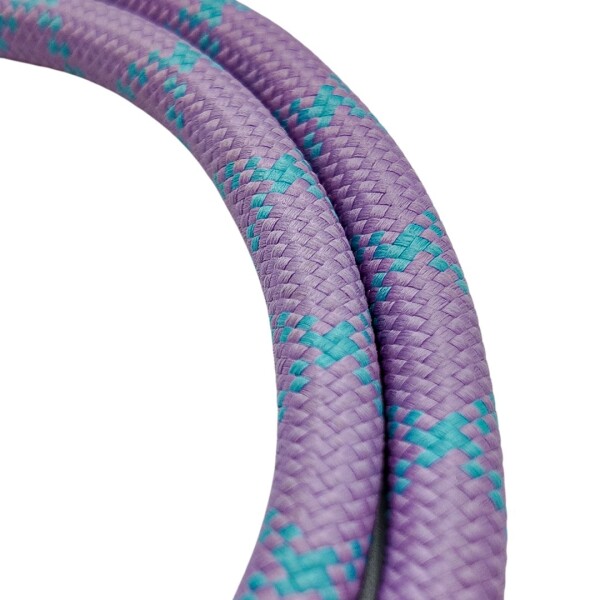 Correa Perro 110Cm Reforzada Cuerda Ergonomica Hasta 60 Kg Variante Color Lila