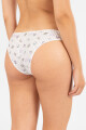 Bikini kitty & friends stripes Blanco