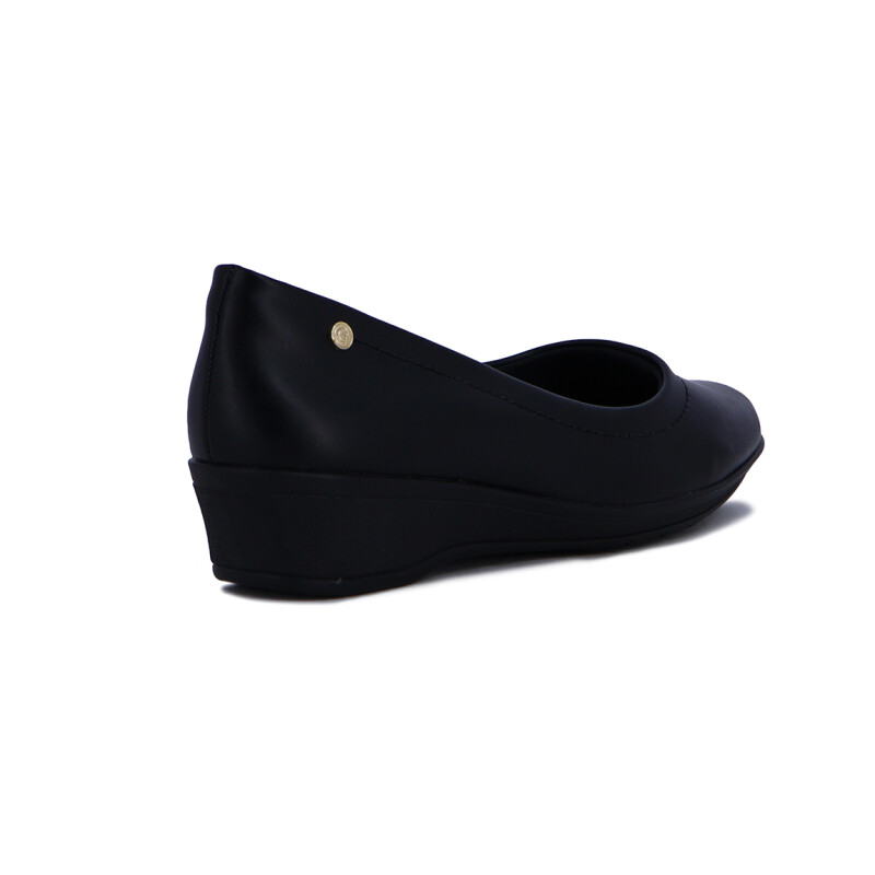 Comfortlex Zapato Taco Corrido Bajo Negro