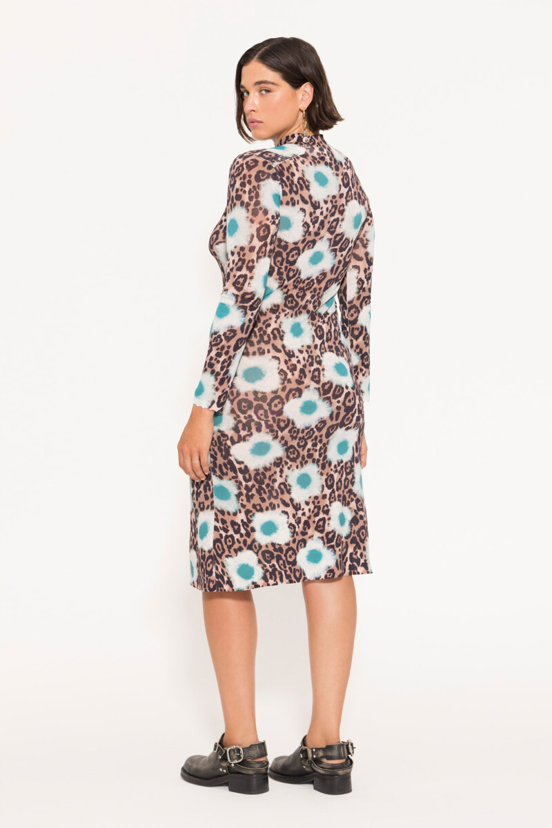 Vestido Paris Leopardo