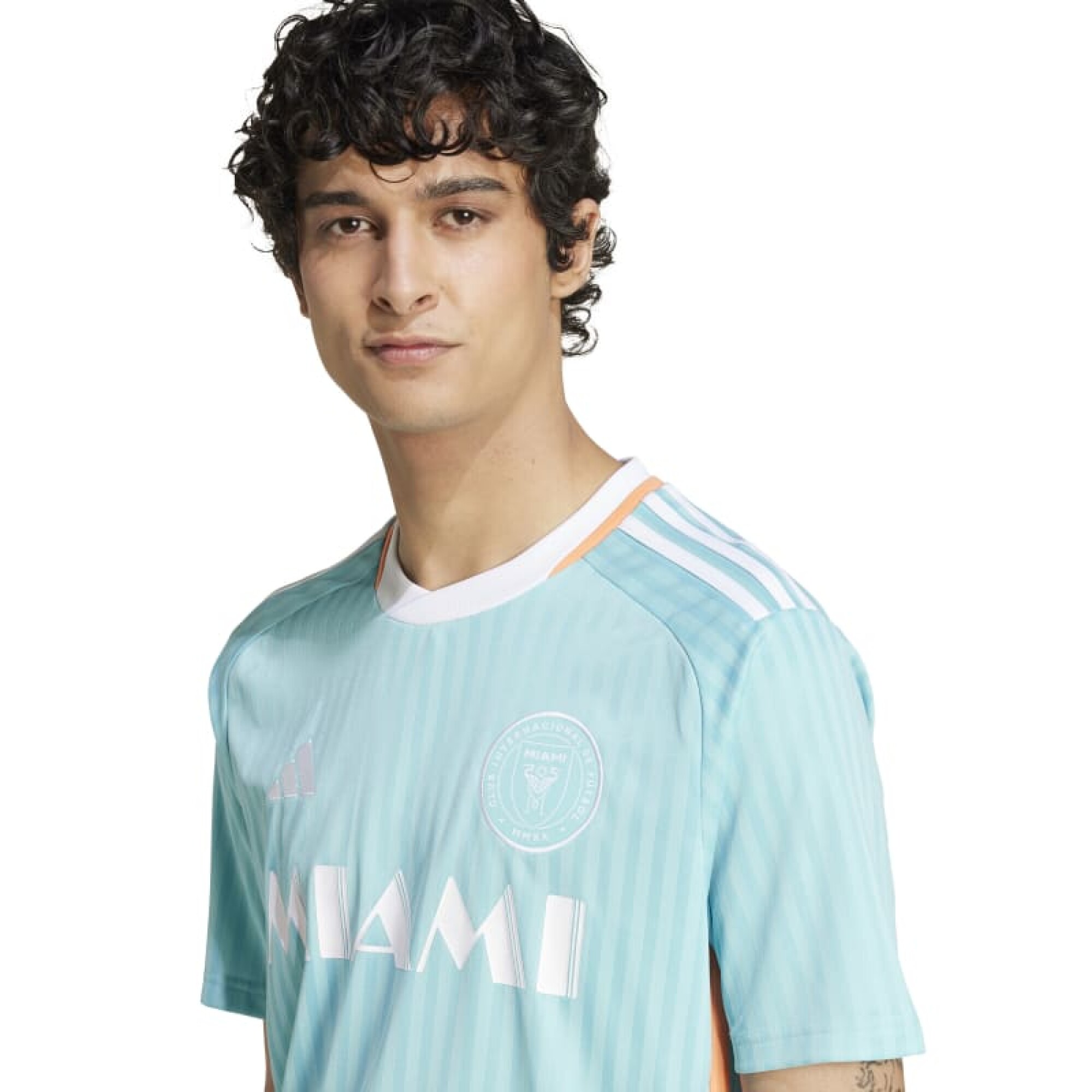 Camiseta Adidas Messi Inter Miami CF 24 Tercer Uniforme Celeste Fitpoint
