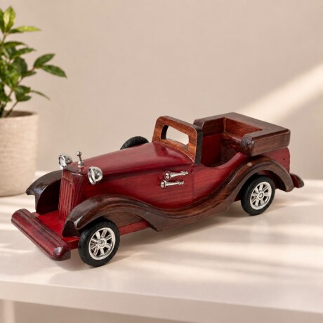 Auto Antiguo Decorativo de Madera Convertible Auto Antiguo Decorativo de Madera Convertible