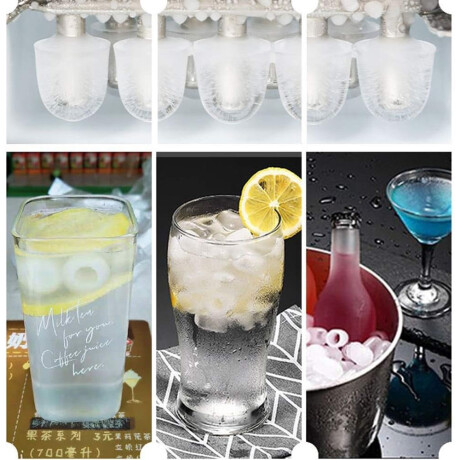 Máquina de Hielo Automática y Portable Mini Fábrica de Cubos Blanco