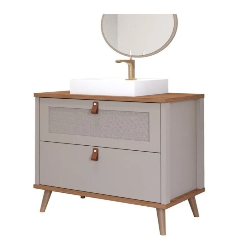 Mueble De Baño Veneto Con Bañera De 80 Cm Capuccino/freijo Mueble De Baño Veneto Con Bañera De 80 Cm Capuccino/freijo