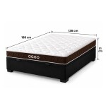 SOMMIER - ROMA 2 PLAZAS EPS+ESPUMA CON BOX BAÚL