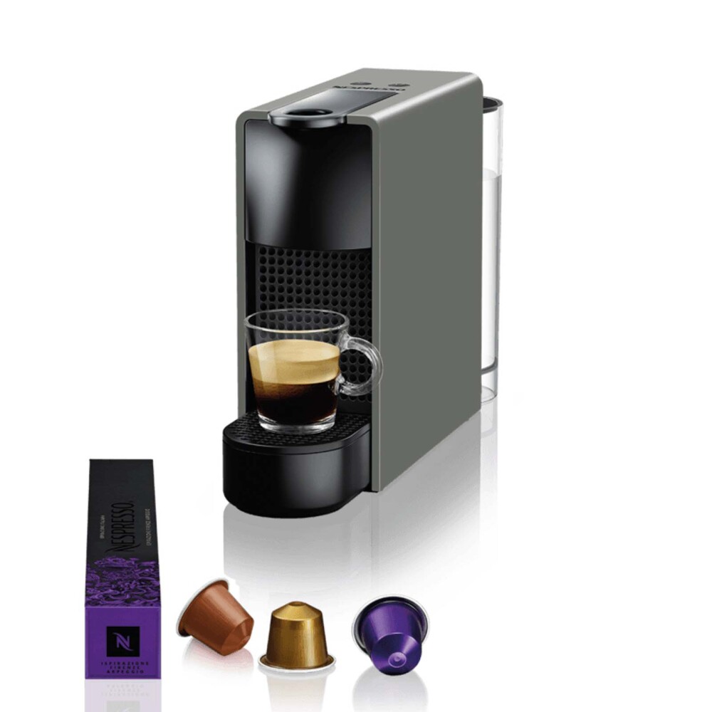 CAFETERA NESPRESSO ACERO GRIS ESSENZAC30 AEROCCINOBLACK ESSZCGAERO