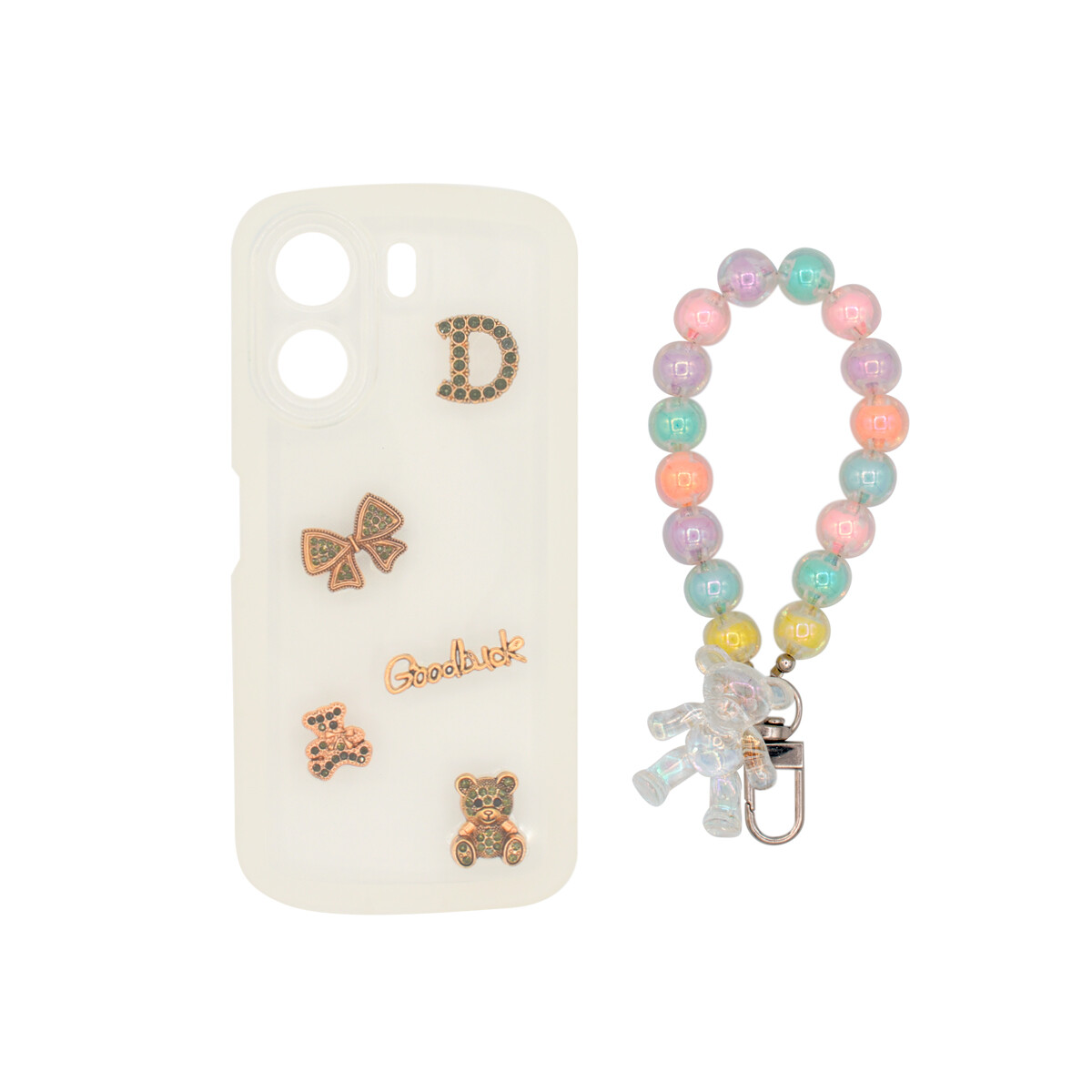 Protector para Xiaomi Redmi 13C transparente diseño osos 