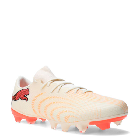 Championes de Hombre Puma Future 9 Match Fusion Fg/Ag Beige - Anaranjado