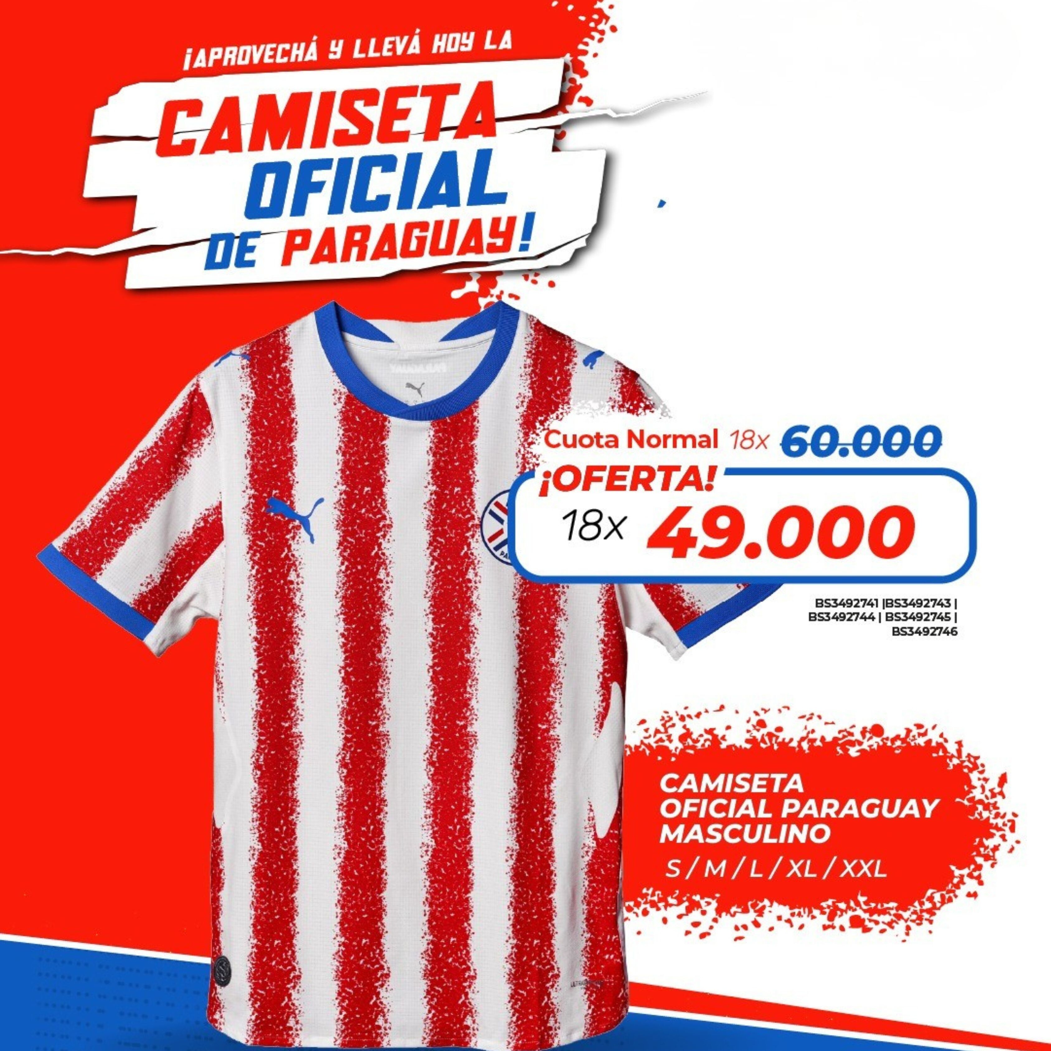 CAMISETA PARAGUAY