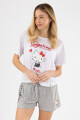 Pijama 1 hello kitty Gris melange