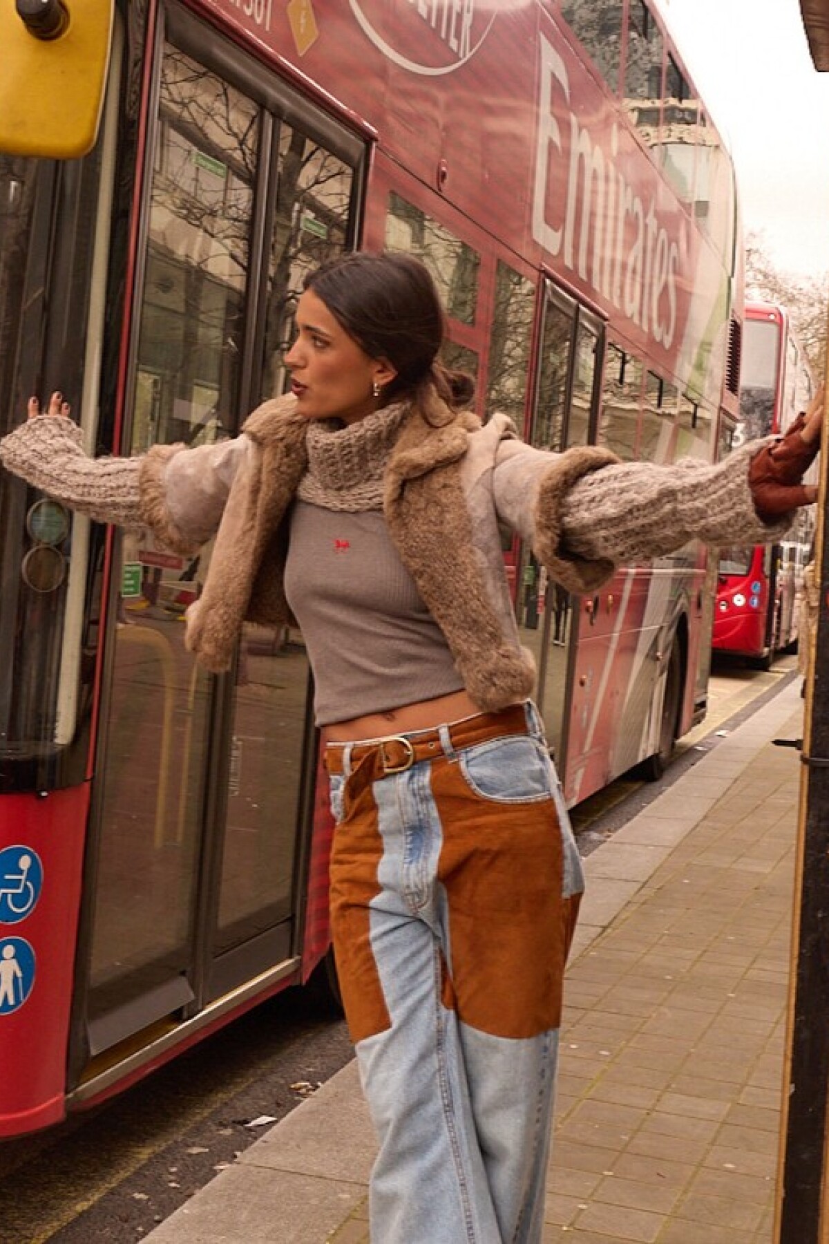 Horsy T Shirt Gris / Negro