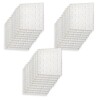 30 Placas Revestimiento Pared Autoadhesiva 70x77cm Promo X30 Blanco