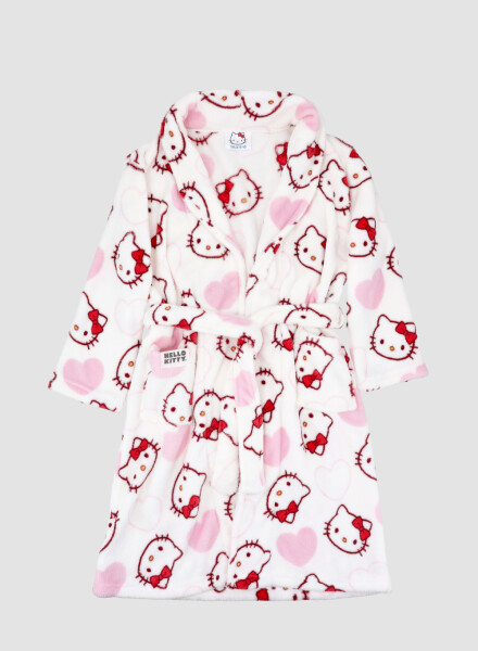 Bata hello kitty coral fleece Rosado
