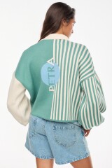 Cardigan Play Crudo/Verde
