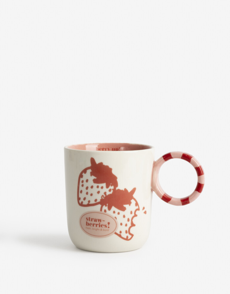 Artículos cocina Taza De Cerámica Frutillas - Combinacion Multicolor