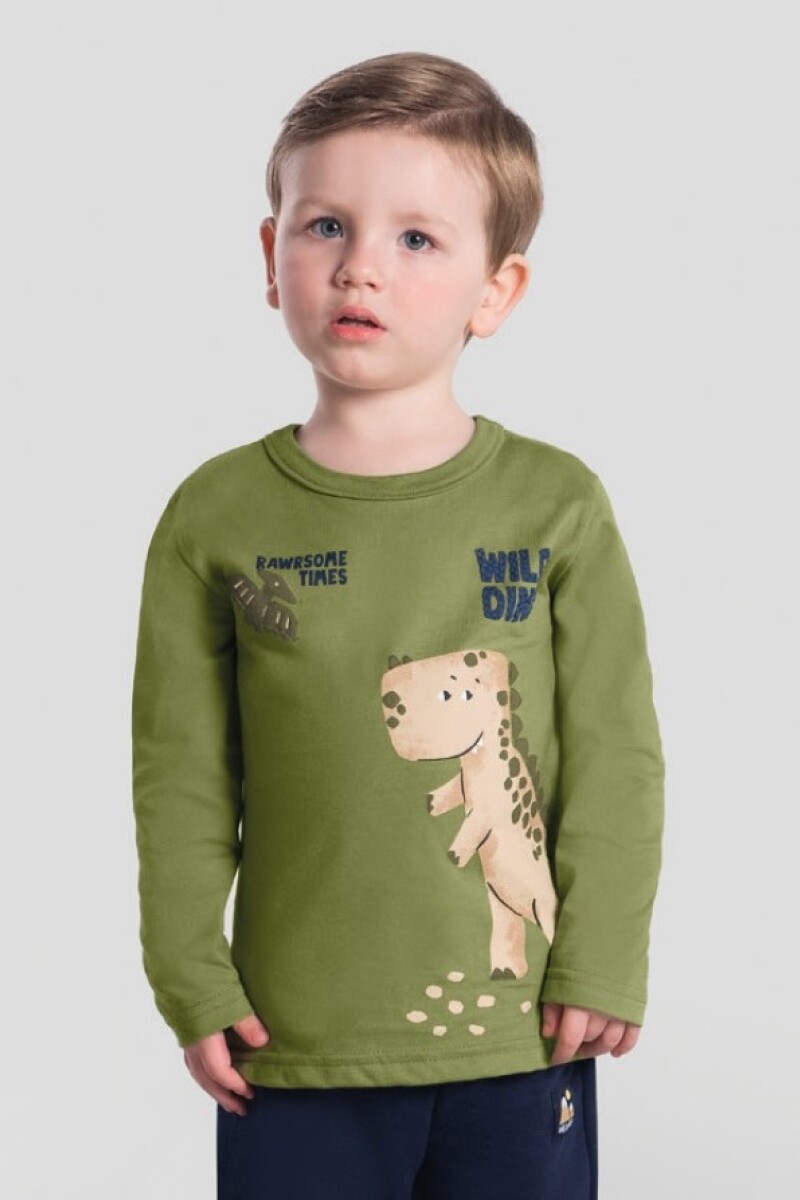 Mangas Largas. Verde.