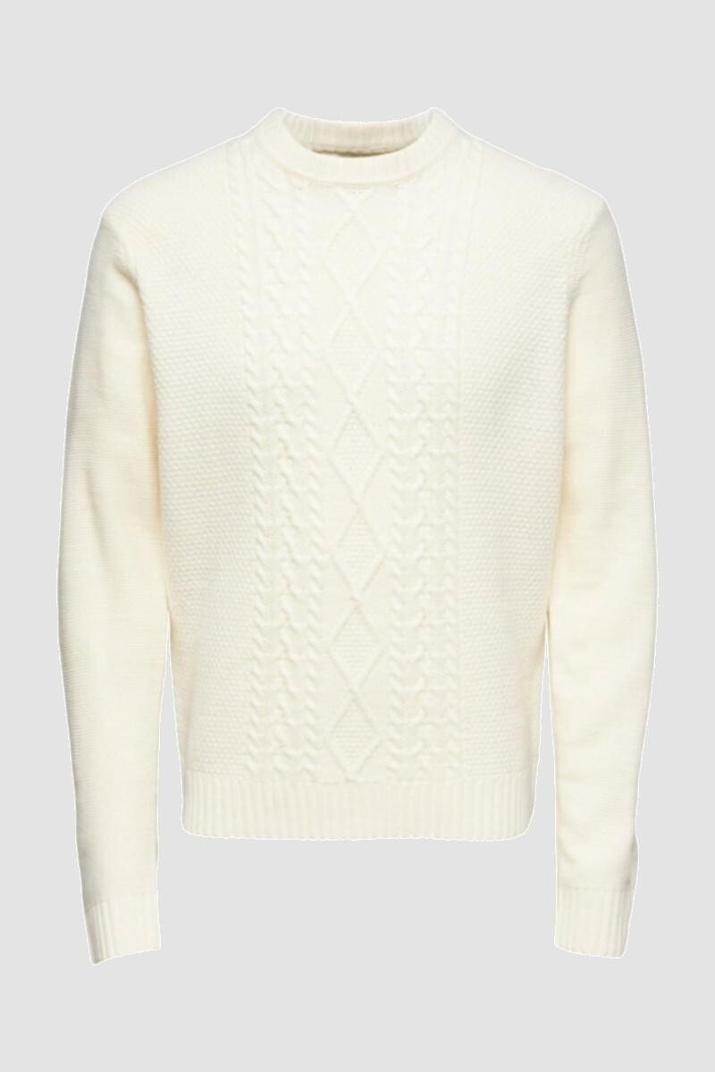 Sweater New Kevin Star White
