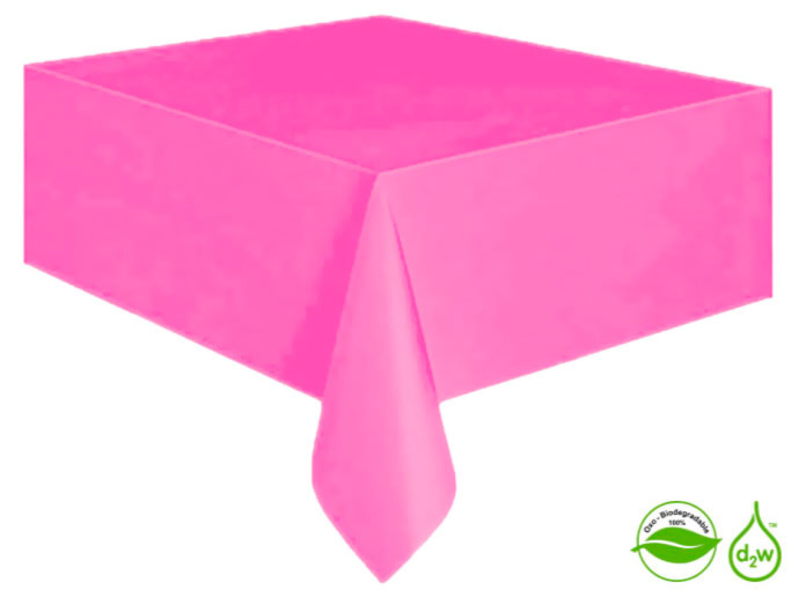 Mantel Biodegradable Rectangular - Rosa Neón 