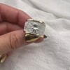 Anillo plata y oro Varón Anillo plata y oro Varón