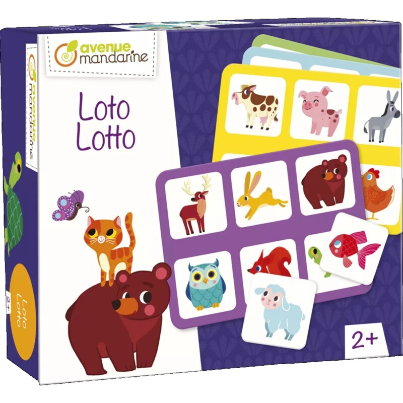 Lotto Animals 24 Piezas 4 Cartones Lotto Animals 24 Piezas 4 Cartones
