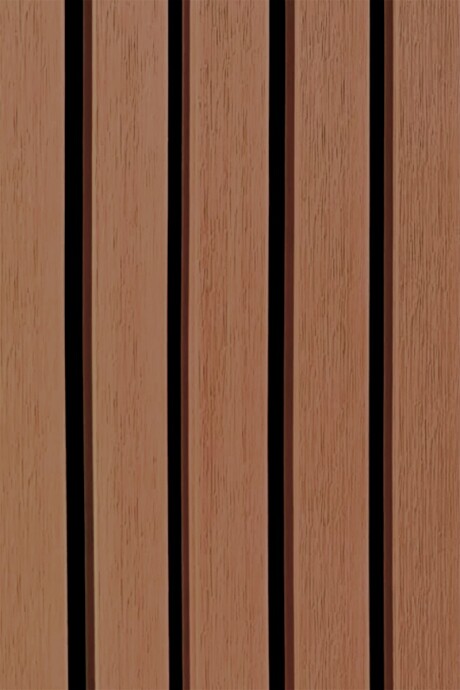 PANEL WPC RIPADO EXTERIOR PANEL RIPADO EXTERIOR WPC CO-EXTRUIDO JE23 TEAK A 2850X219X26MM
