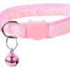 Collar Para Gatos Animal Print Con Cascabel ROSA