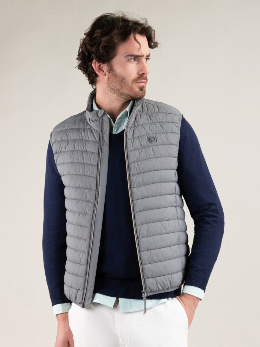 Chaleco Acolchado - Gris 