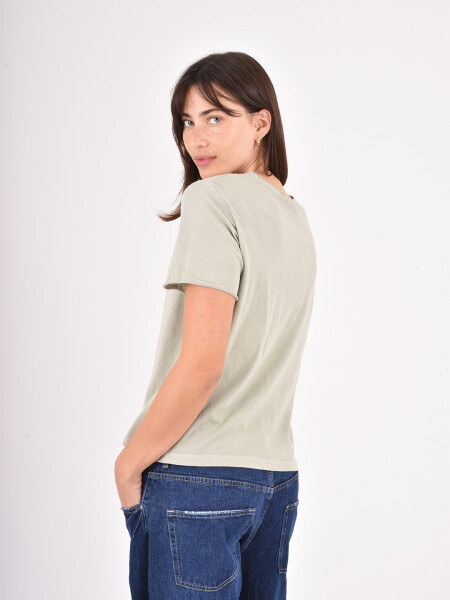 REMERA ANA VERDE GRISACEO