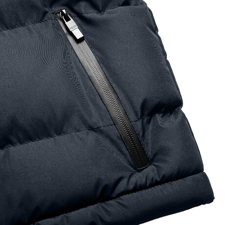 Chaleco Inflado Uzspace Hombre Invierno Con Bolsillos Azul