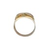 Anillo Infinito-Plata y Oro-Sin Piedra-AN5037 sinpiedra