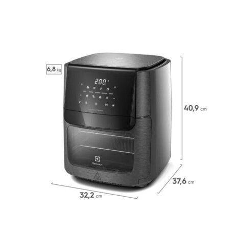 Freidora de Aire Electrolux 12 Lts Digital Gris Oscuro