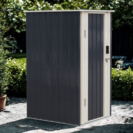 Caseta Galpon Jardin Lumax kent Gris Oscuro 160x103x104 Caseta Galpon Jardin Lumax kent Gris Oscuro 160x103x104