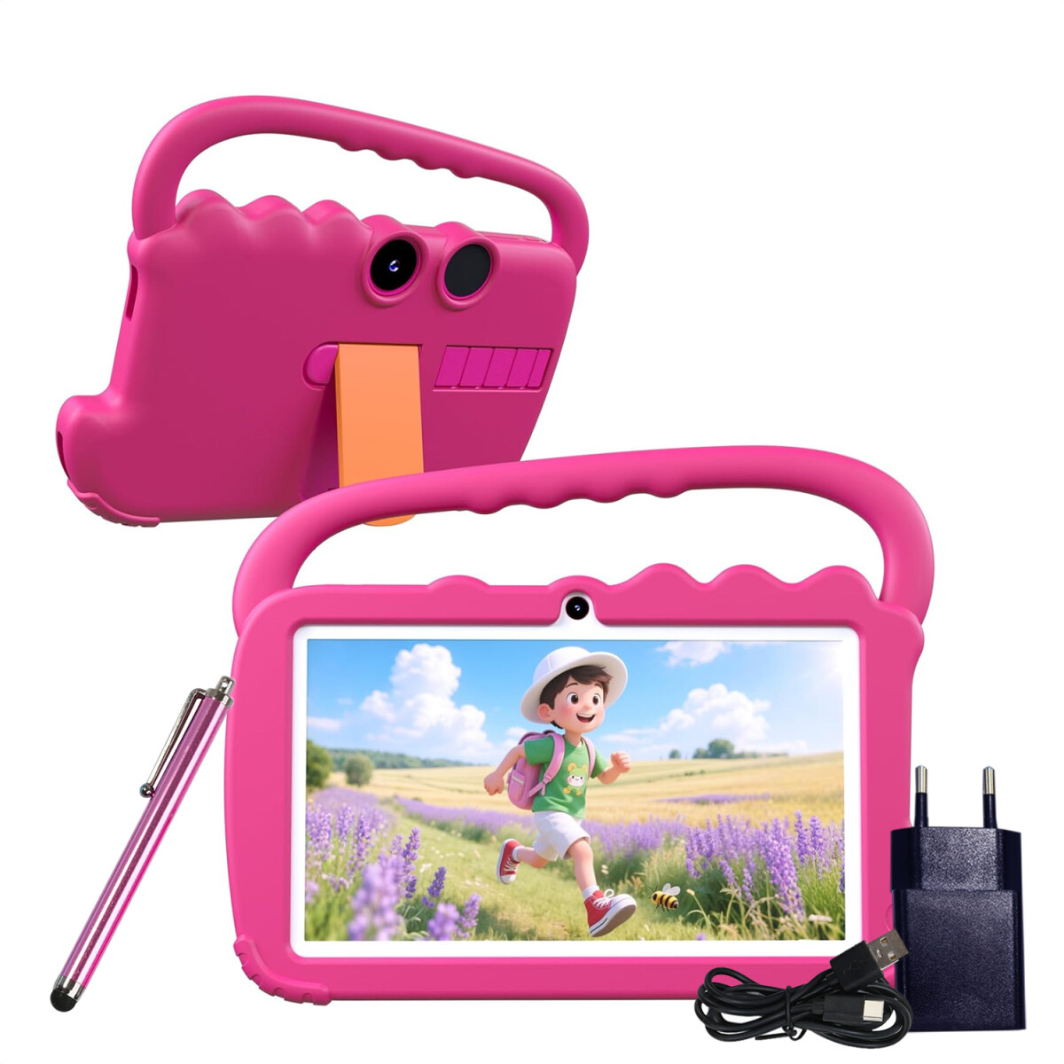 Tablet Infantil Kids 2+2gb Ram 32gb Con Lápiz - FUCSIA 