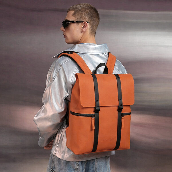 Mochila Gaston Luga Splash 2.0 Notebook Laptop Hasta 13" Color Naranja