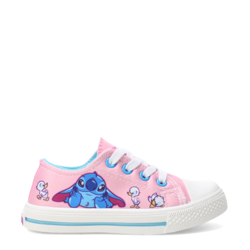 Championes Infantiles Disney Stich Rosado - Celeste