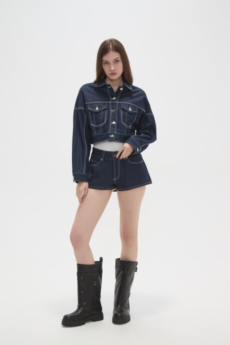Campera Caditte Azul Indigo