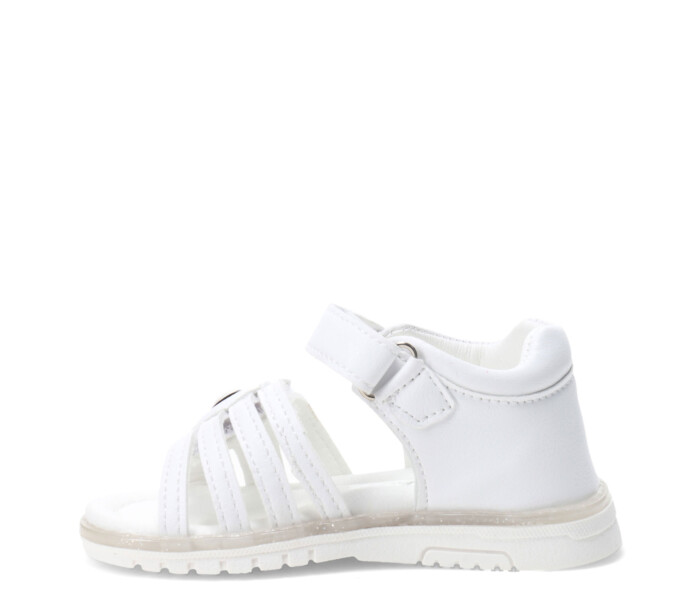 Sandalia CUORE con detalle de corazon en capellada White