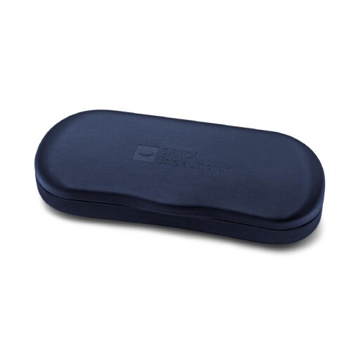 Estuche Rigido Azul Metalizado Optica Estela Jinchuk Accesorios
