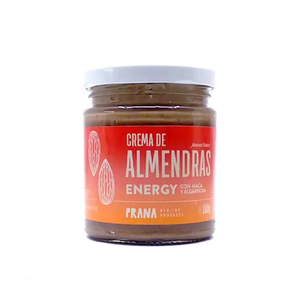 Crema de almendras Energy maca y algarroba Prana 