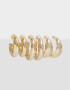 Aros Argollas Set Chunky Edition Set De Argollas Chunky Edition - Dorado