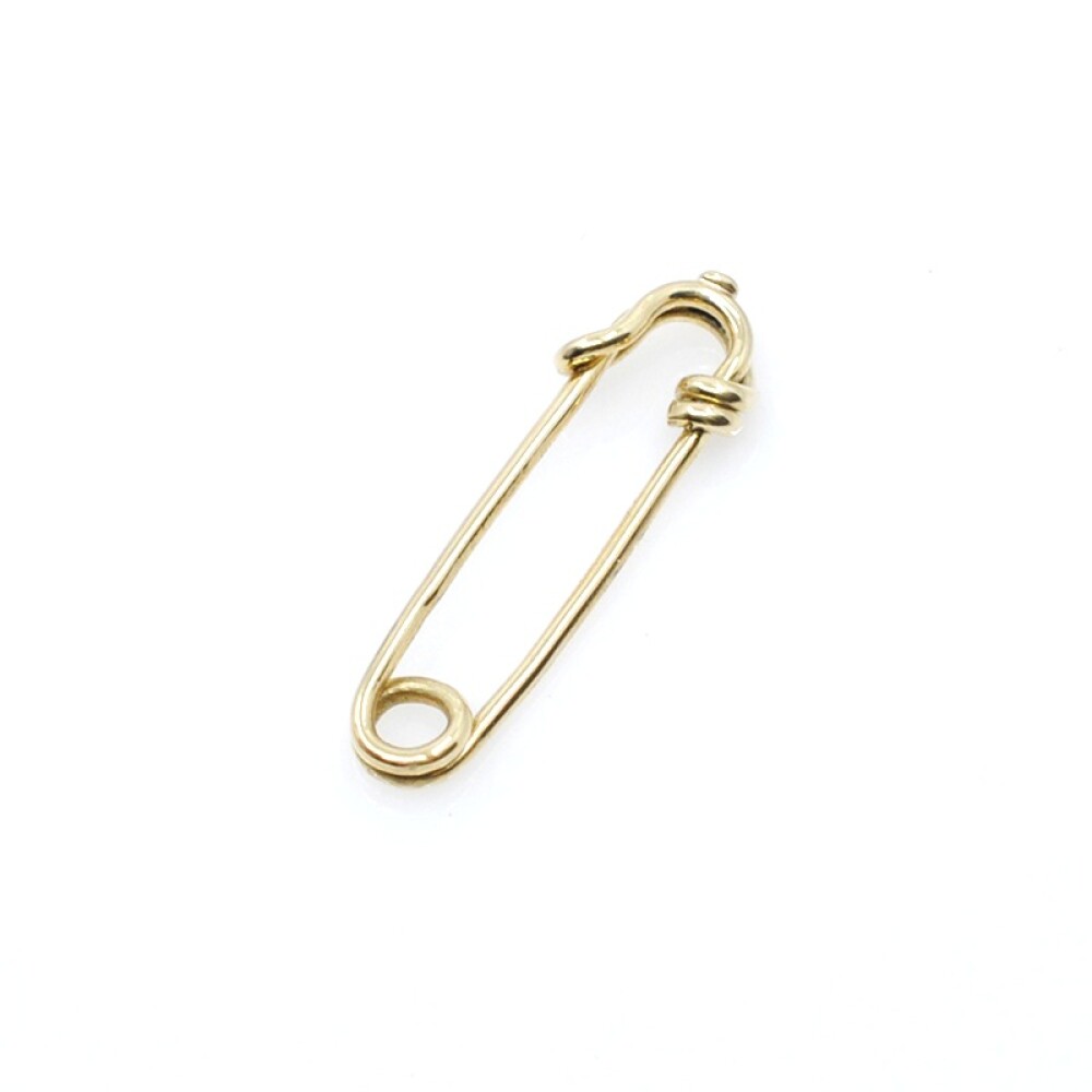Alfiler en oro 18k amarillo. Medidas 25mm x 5mm ancho Alfiler en oro 18k amarillo. Medidas 25mm x 5mm ancho